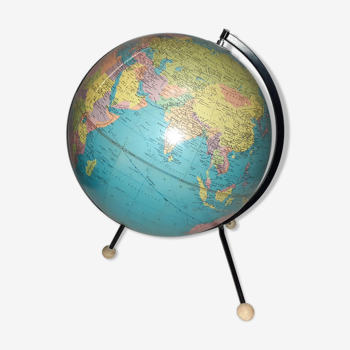 Vintage tripod globe