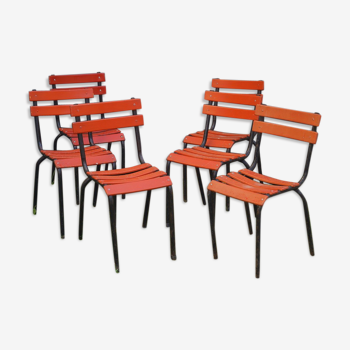 Chaises de bistro 1950