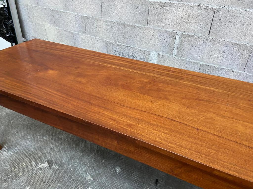 Mahogany farmhouse table 1950