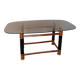 Glass and brass coffee table, 1970