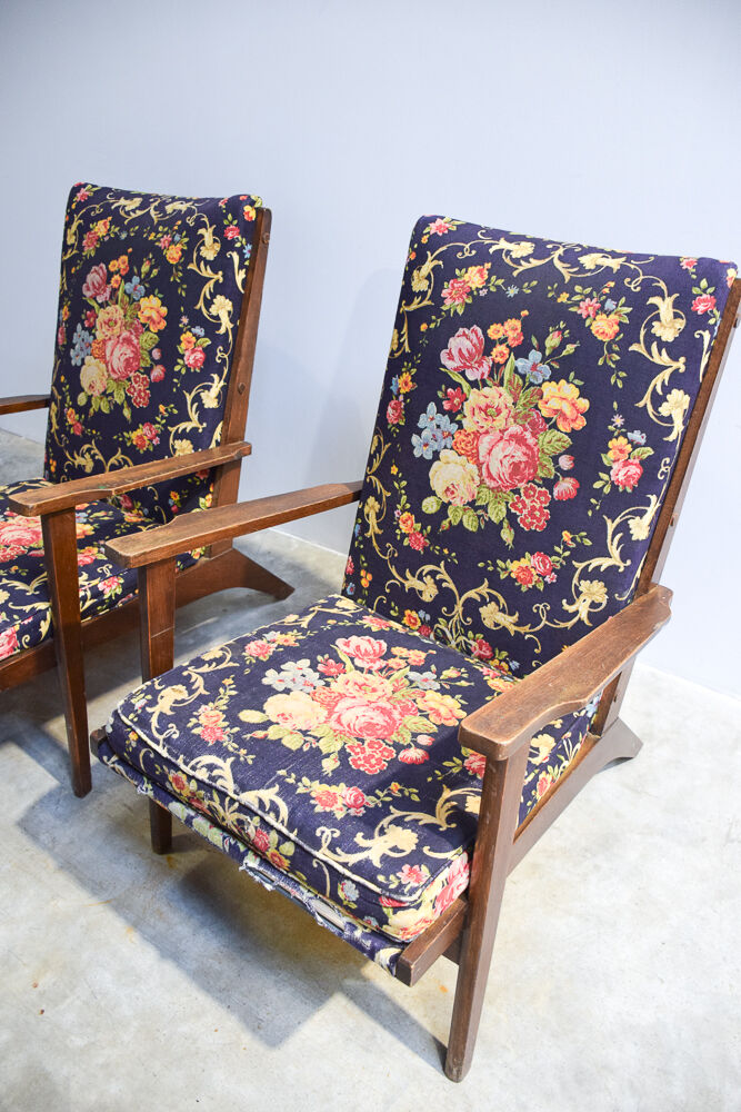 Pair of armchairs by Parker Knoll model Dutey 1960'
