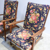 Pair of armchairs by Parker Knoll model Dutey 1960'