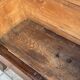 Biedermeier style oak wood cabinet