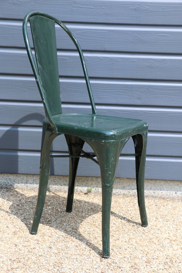 Paire de chaises tolix modèle b 1930 (première édition)