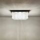 Ice Glass Flush Light by Glashütte Limburg
