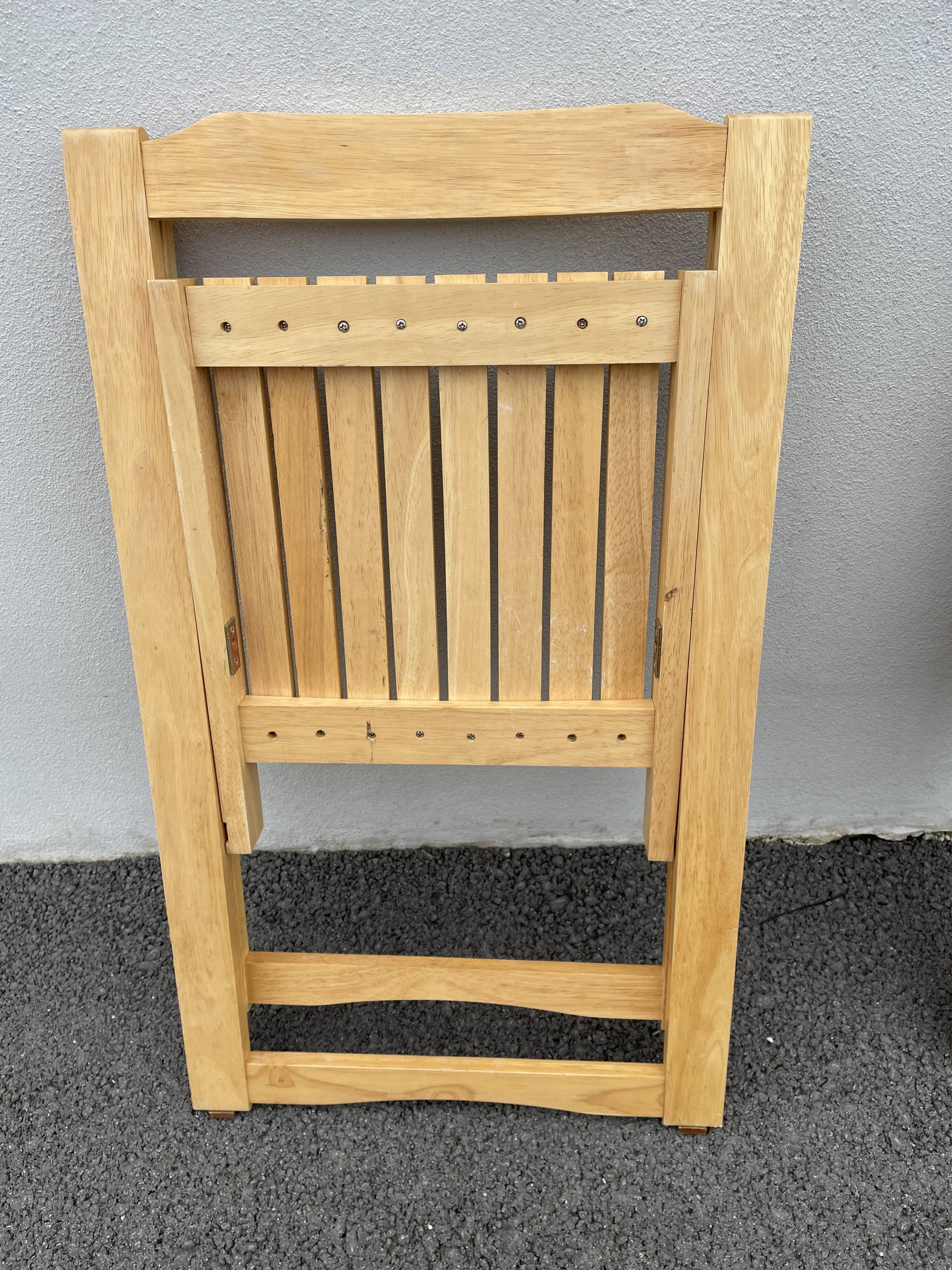 Vintage folding chairs