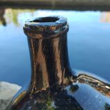 Old demijohn, 19th century bubbled glass