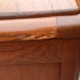 Art Deco chest of drawers in gilded oak