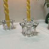 Reims glassworks candlesticks
