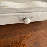 Wooden spice shelf in the 80s.