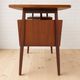 Bureau en teck petit danois par Gunnar Nielsen pour Tibergaard