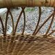 Vintage seventies rattan children's basket.