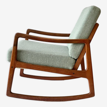 Teak Rocking Chair by Ole Wanscher Denmark 1960s