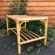 Vintage coffee table in bamboo and rattan