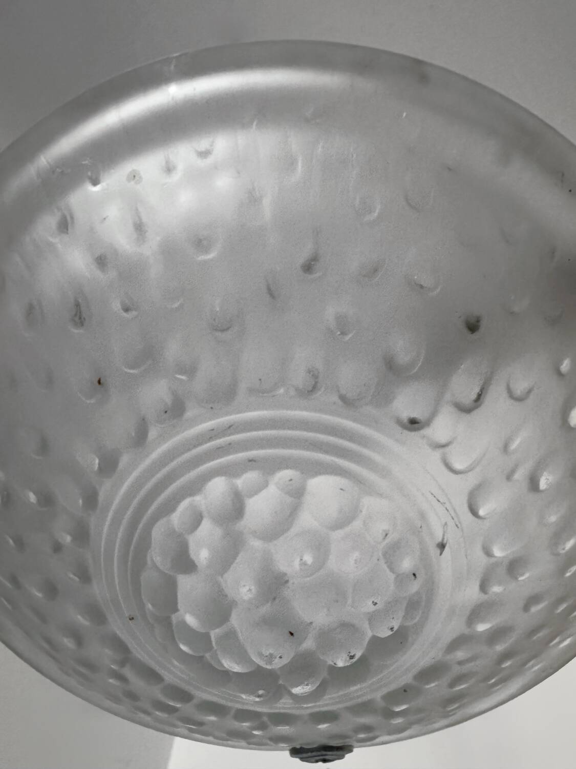 Muller Art Deco glass chandelier