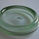 60's pocket tray Murano glass light green Italy