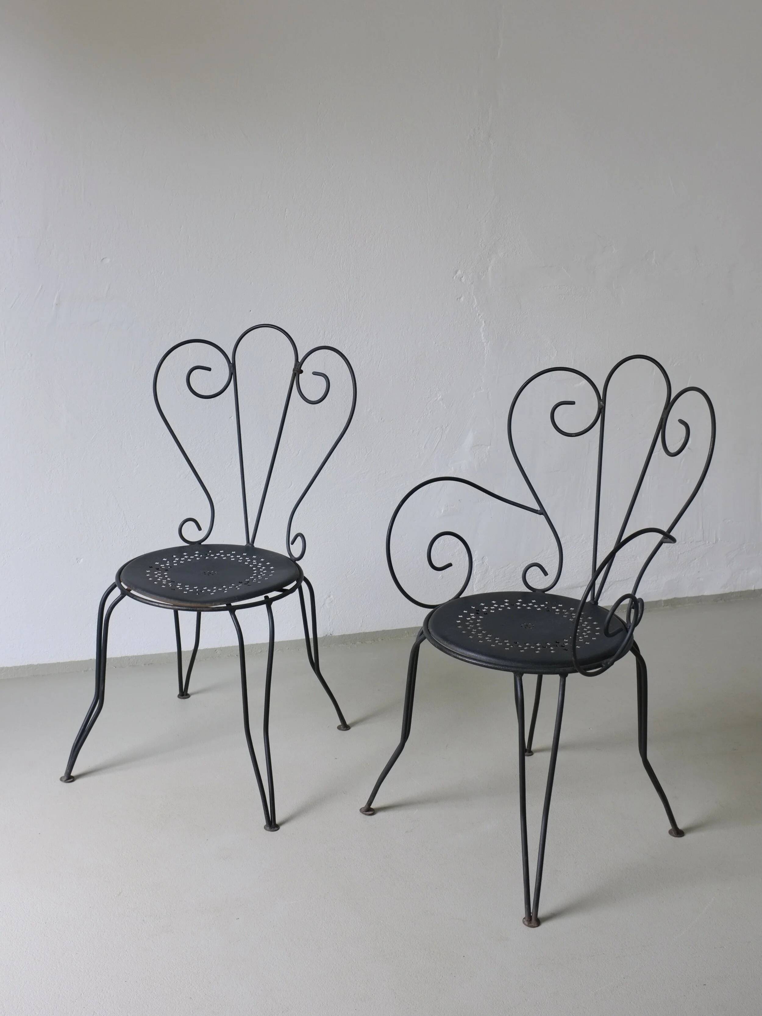 Wrought iron garden dining set | 1950s | France