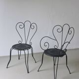 Wrought iron garden dining set | 1950s | France