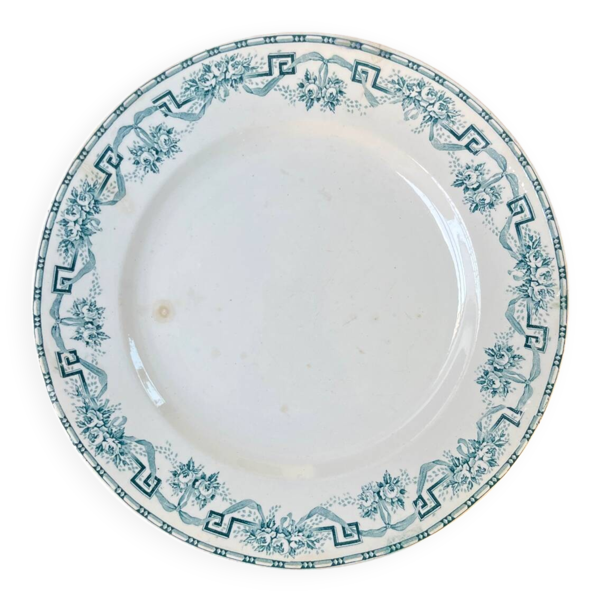 Round ironstone dish – Moulin des Loups Athens