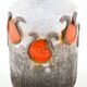 Ceramic vase, German design, 1960s, manufactured by Strehla