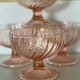 4 ice cream bowls dessert bowls Luminarc Rosaline