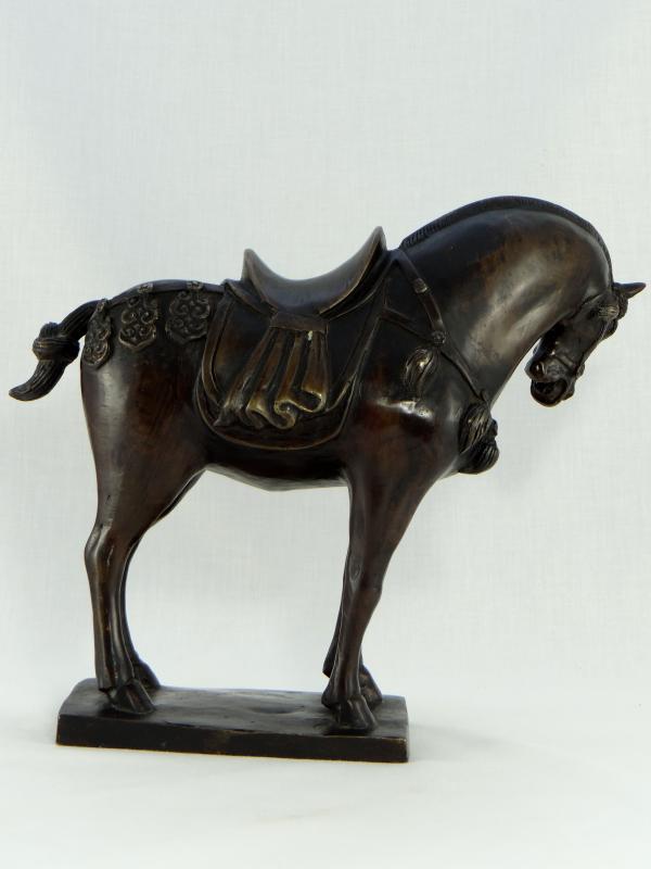 Bronze horse spirit tang, china, mid-20th century
