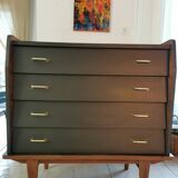 Commode pieds compas vintage