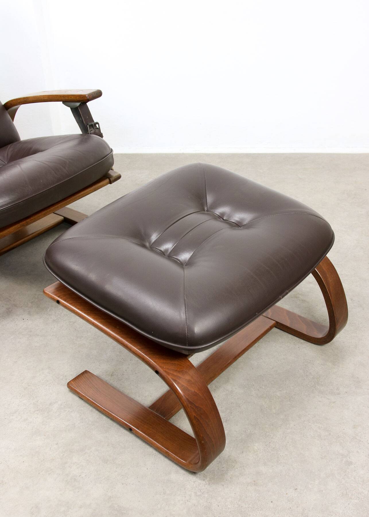The Panter Leather Lounge Set by Arnt Lande for Westnofa, 70s
