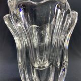 Crystal vase signed DAUM