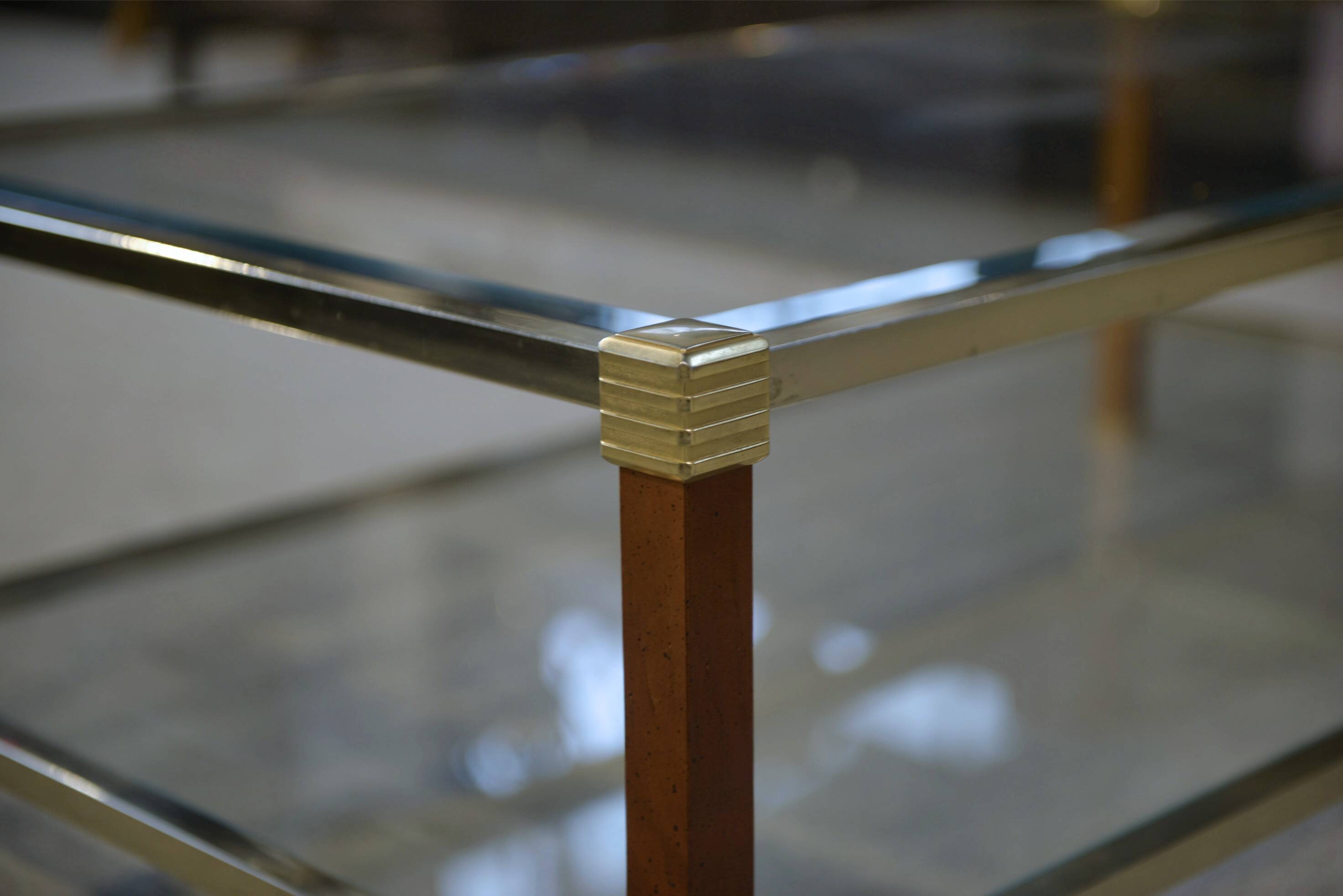 Table basse dans le goût de Pierre Vandel 1970’s