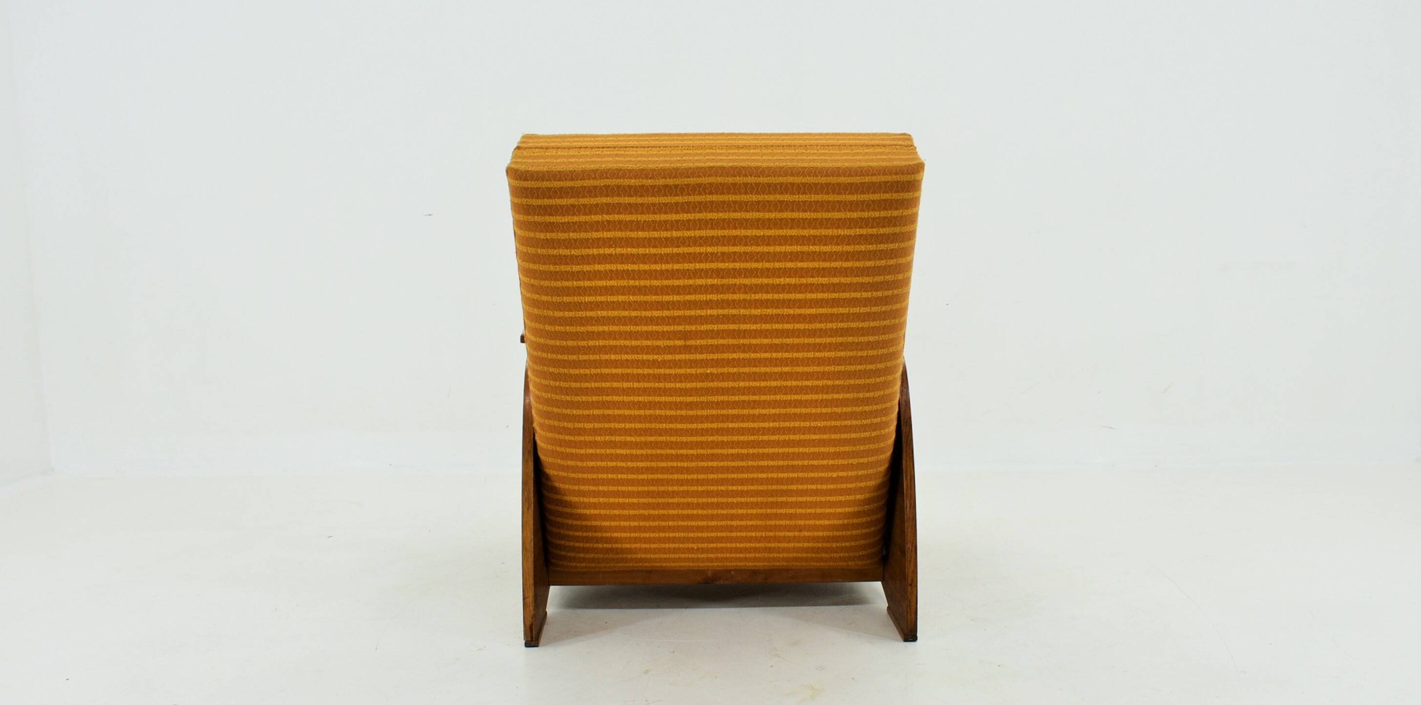 1960s Armchair Convertible to Daybed, Czechoslovakia
