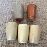 Set of 5 coffee cups