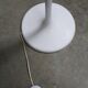 Vintage 70s foliage floor lamp with opal globe