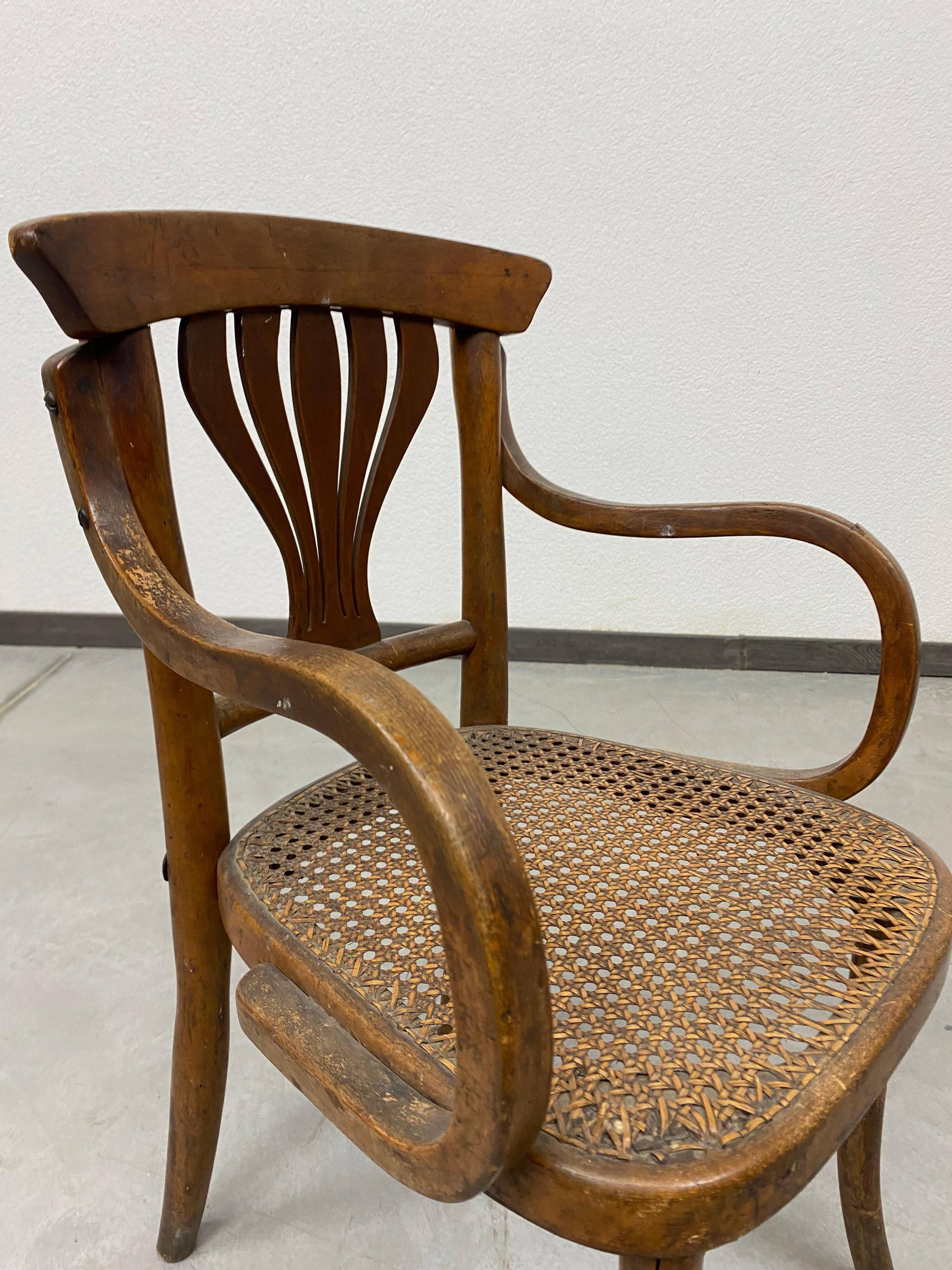 Art Nouveau Armchair for Children by J&J Kohn