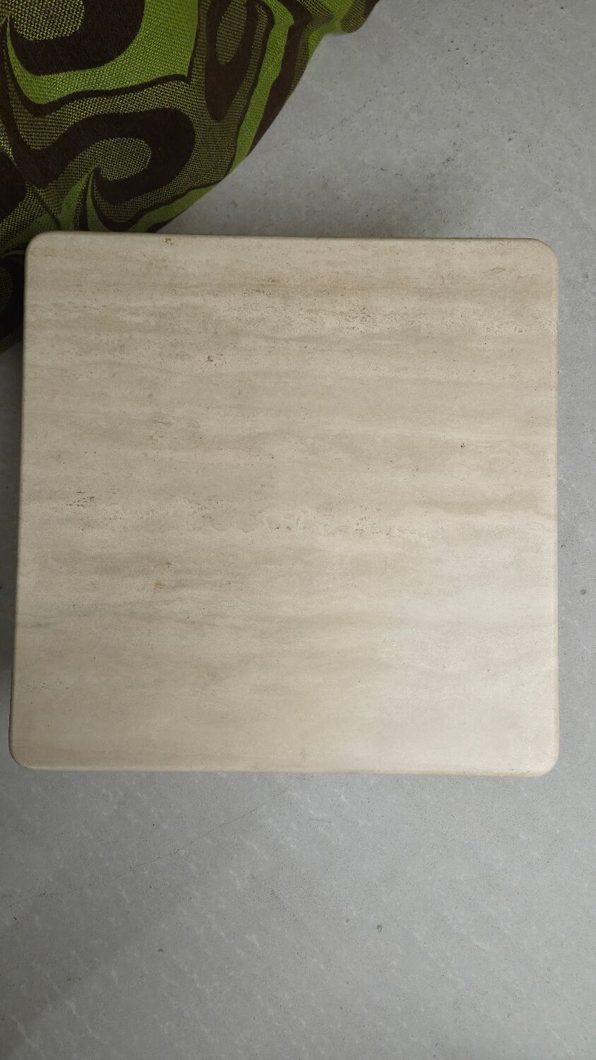 Travertine table