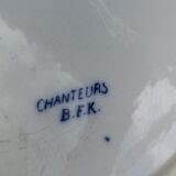 Plates Earth of iron, model "singers" Boch Keramis, 19th brothers