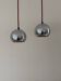 Suspensions vintage de style Topan - lampes de design danois - style espace.