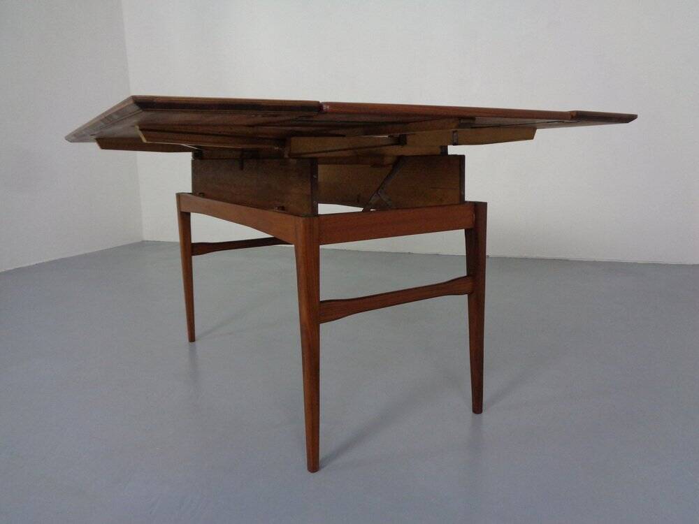 Teak dining or coffee table, Denmark, 1960s