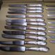 Table knife service and dessert knives