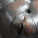 Handmade English cowhide leather Chesterfield sofa