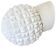Vintage White Porcelain Wall Light, 1970s