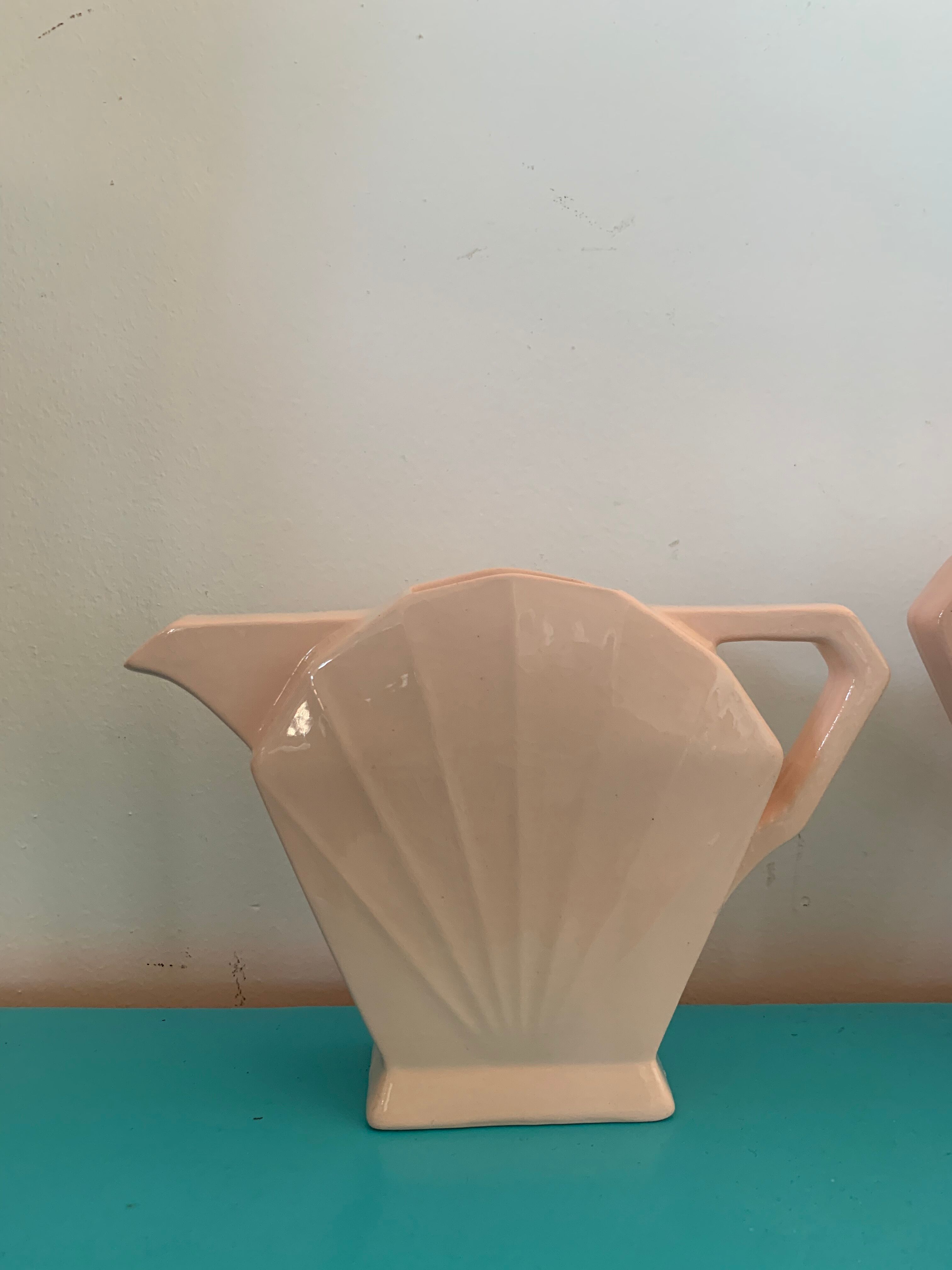 Ensemble vase et pichet art déco