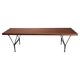 Mid-Century Bench in Iron and Brass, 1950s