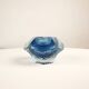 Sculptural submerged glass ashtray by Gianfranco Mandruzzato Murano