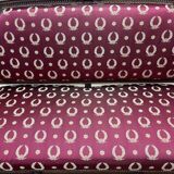 Banquette de style Louis XVI tissu bordeaux
