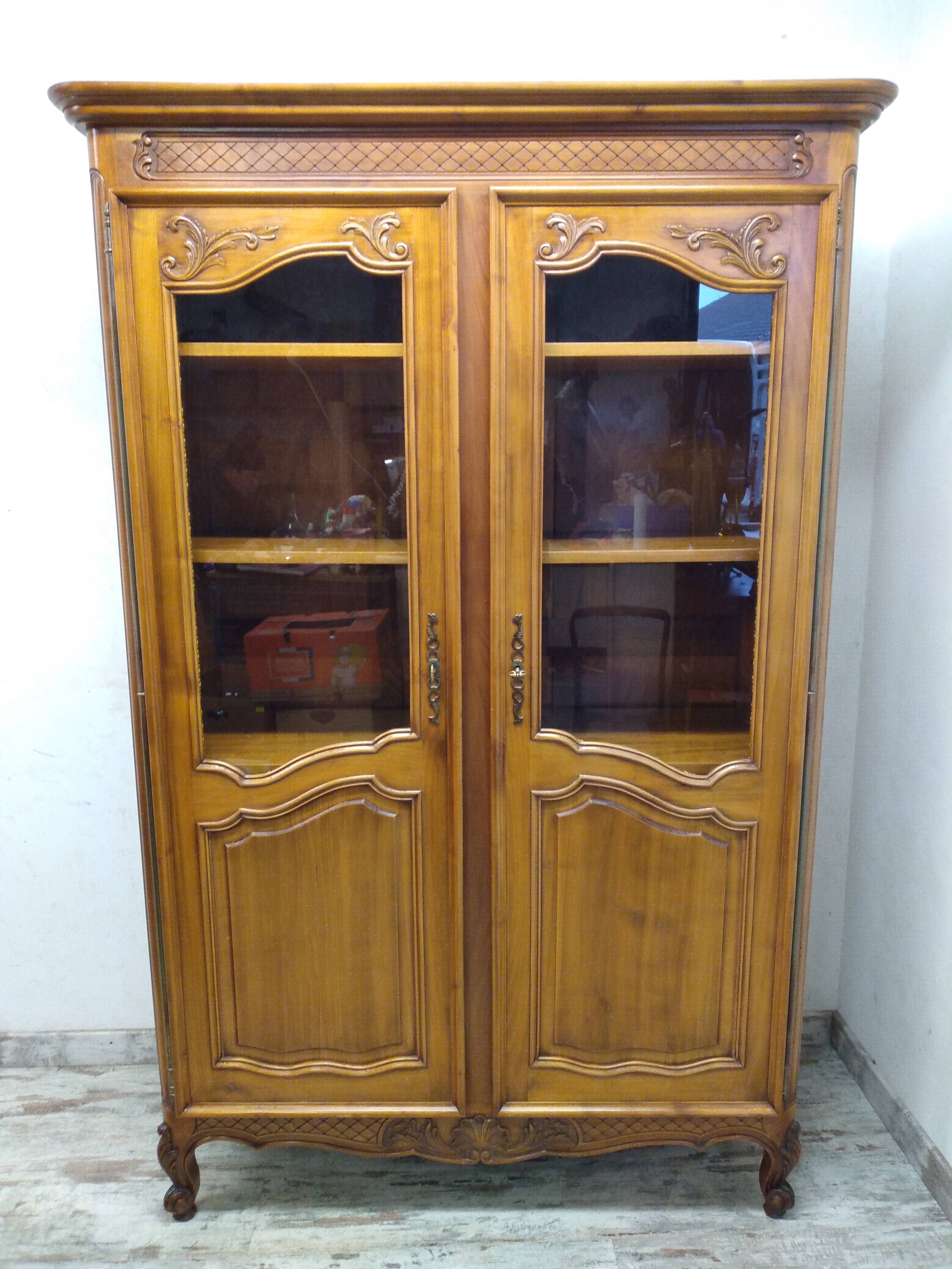 Regency style glazed bookcase