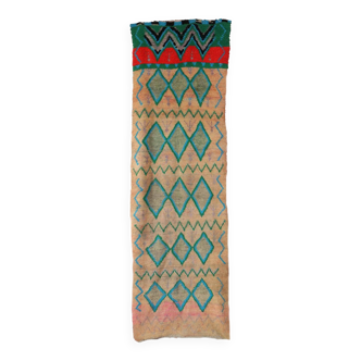 Boujad. tapis marocain vintage, 93 x 291 cm
