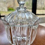 Glass sugar box or candy box
