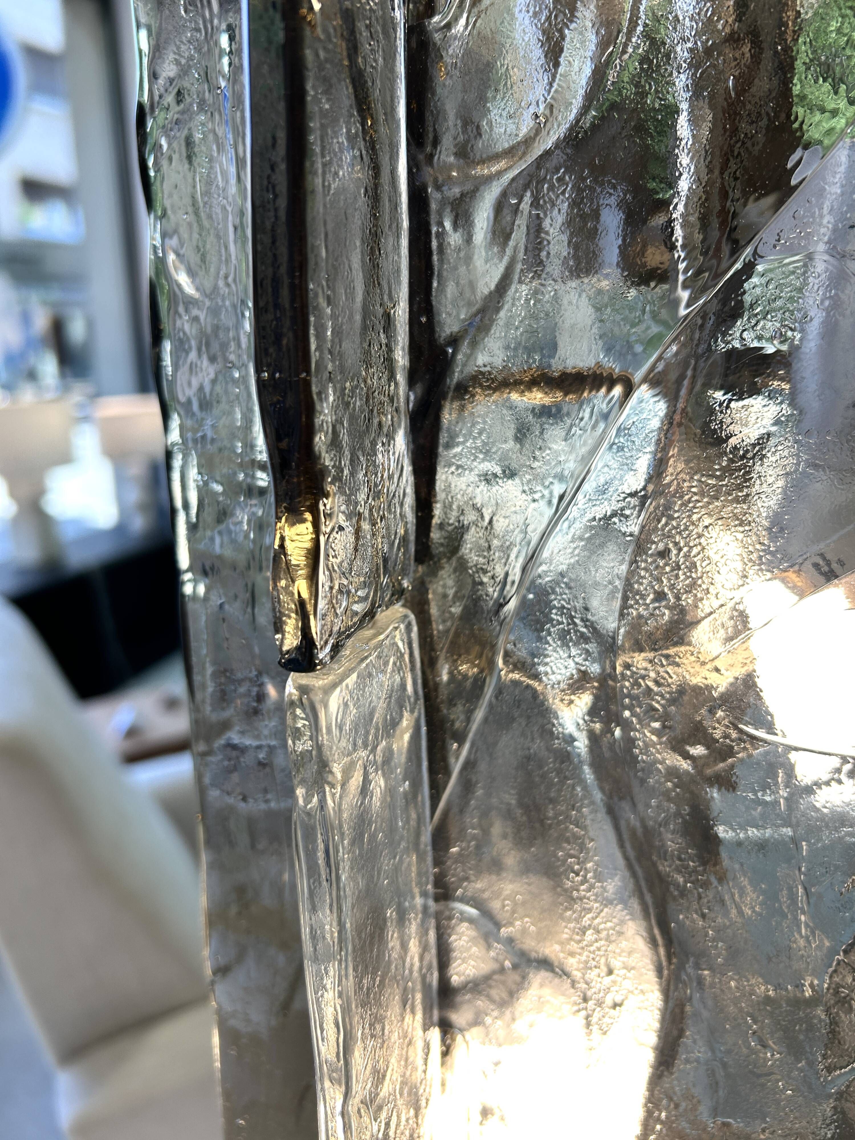 Murano glass floor lamp, Carlo Nason for Mazzega 1970s
