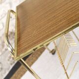 Vintage vinyl holder trolley